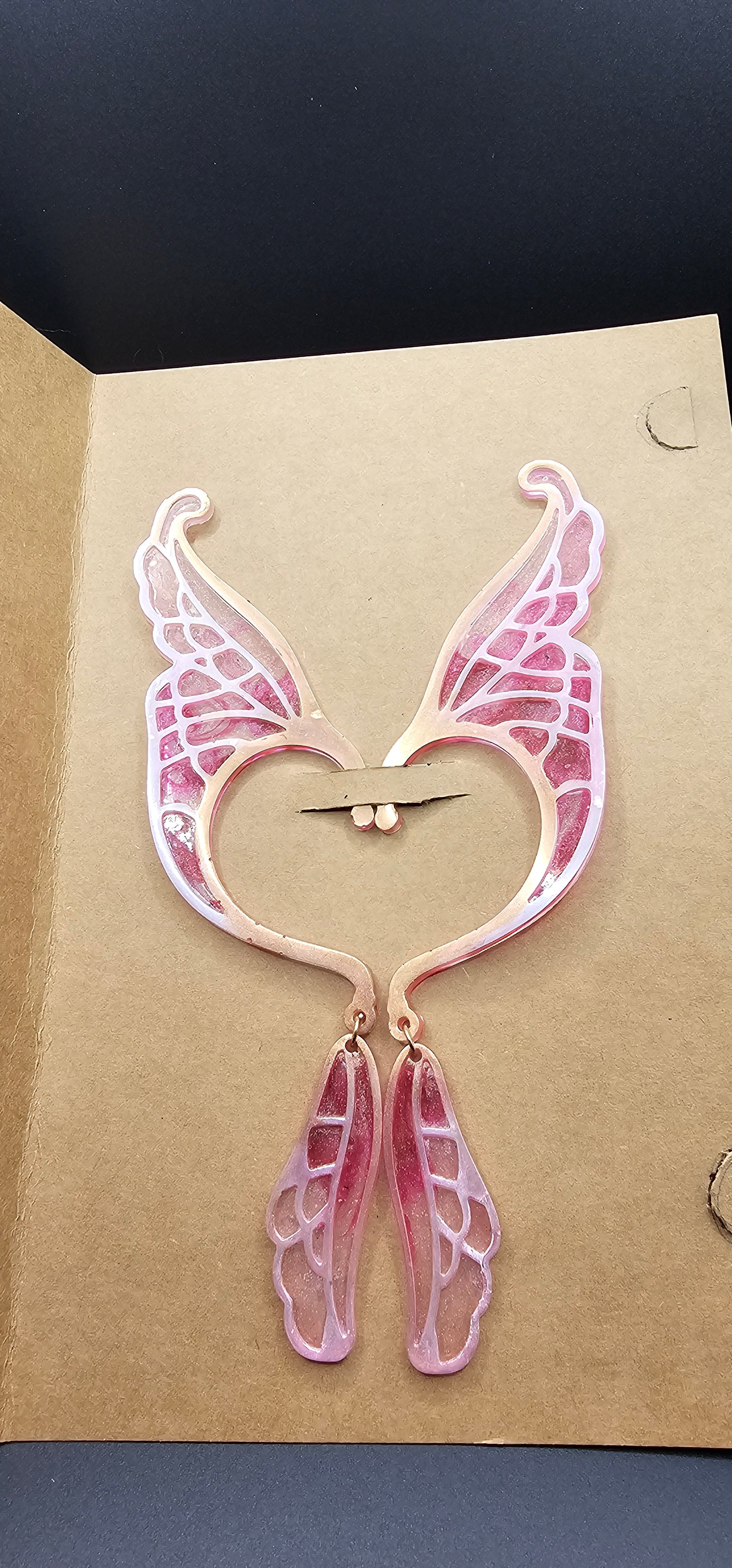 Fae Wing Cupid’s Kiss Ear-cuffs