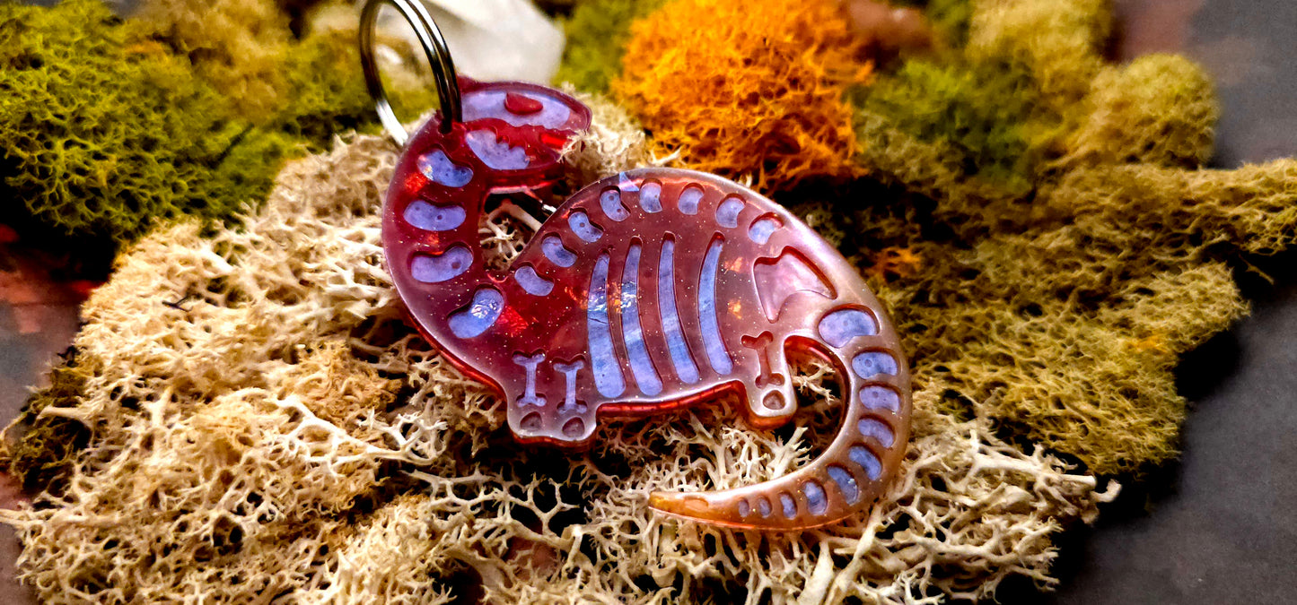 Fire Spirit Dino keychain - Random 1pc